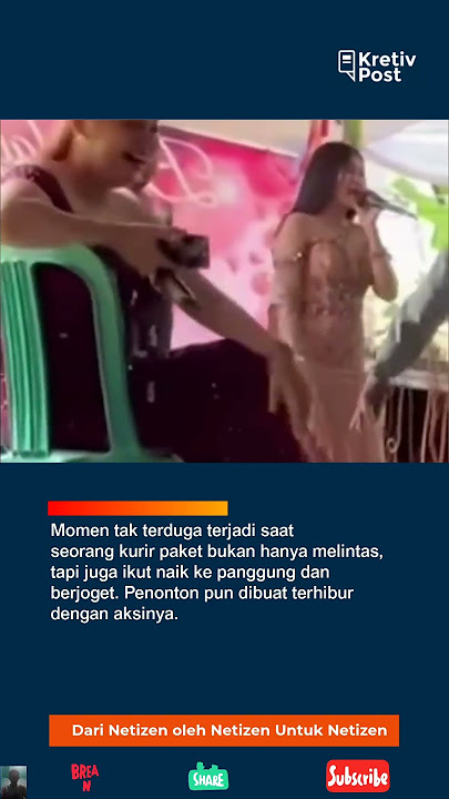 Momen Lucu! Kang Paket Jadi Bintang Tamu Dadakan #shortsviral