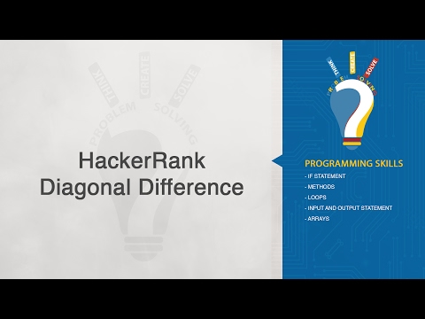 HackerRank - Diagonal