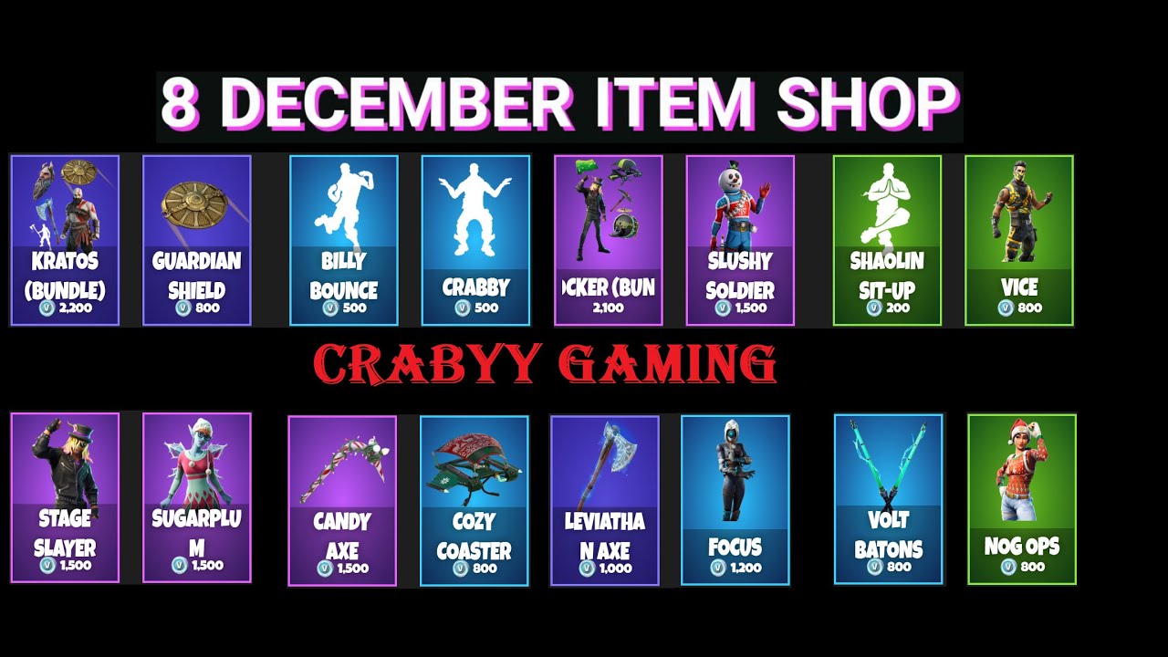 Fortnite Item Shop December 8 Fortnite Item Shop December 8 2020 Fortnite Battle Royale New Pizotv S Locker Bundle Youtube
