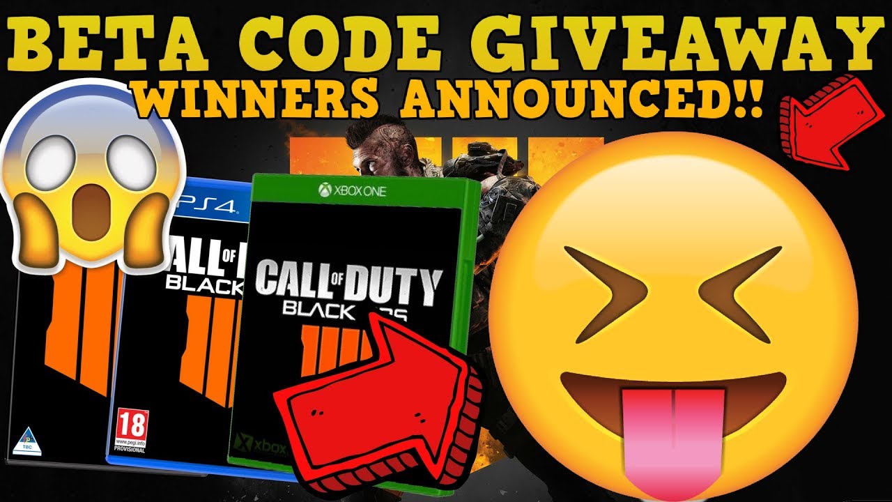 BLACK OPS 4 BETA CODE GIVEAWAY WINNERS!! (How to get BO4 BETA CODES)