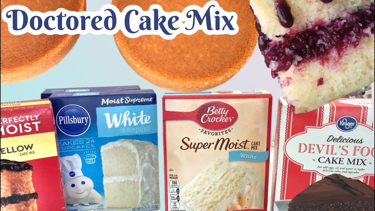 Doctored Yellow Cake Mix - Confessions of a Baking Queen