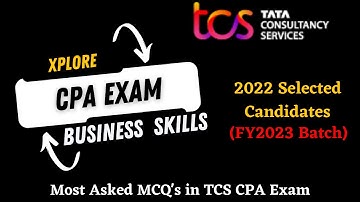 TCS Xplore CPA/IPA Business Skills Questions | TCS 2021 Xplore Program | 2022 passout Batch |