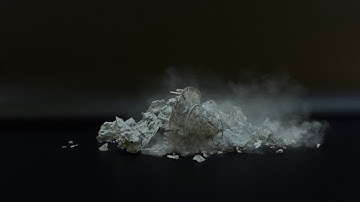 Testing the new houdini 17 RBD material fracture node
