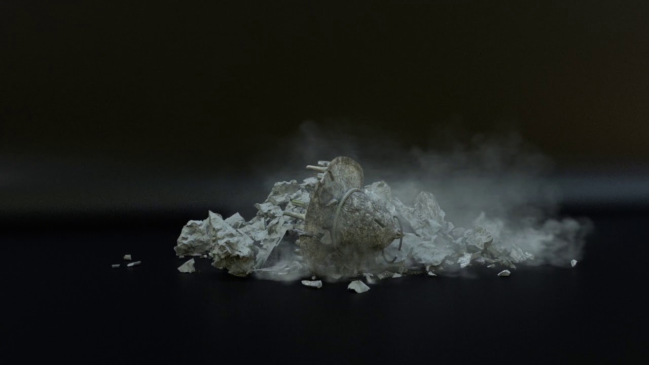 Testing the new houdini 17 RBD material fracture node - YouTube