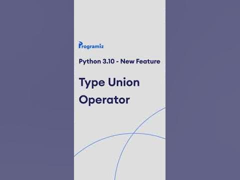 Python New Feature - Type union operator #shorts - YouTube