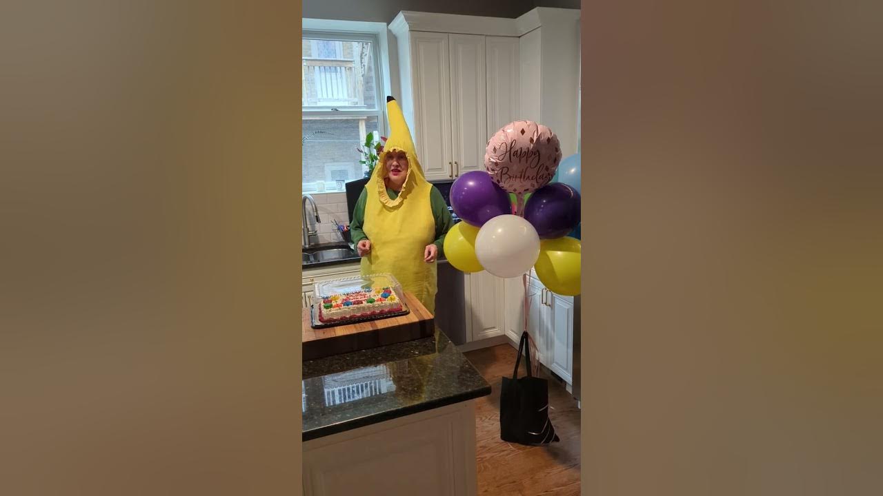 BananaGram from Chicago Singing Telegrams 125. CALL NOW (847) 215