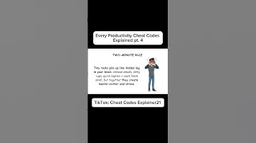 The 2-Minute Rule: Small tasks, big wins, zero procrastination #productivity #twominuterule #focus