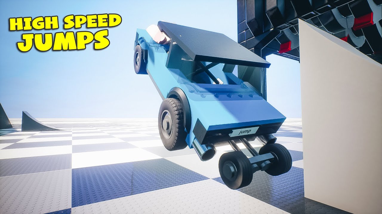 High Speed Jumps Crashes #2 | Brick Rigs - YouTube