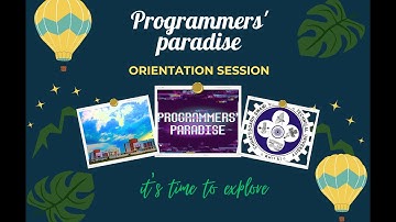 Fresher Orientation 2024 | Programmers Paradise Coding Club | UTD CSVTU