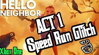 Hello Neighbor - Act 1 Speedrun Walkthrough (Xbox One)