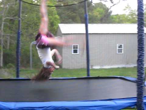 SARAH KATHRYN TRAMPOLINE SKILLS - YouTube