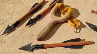 Coolest DIY Slingshot with Dart  Mini Arrow