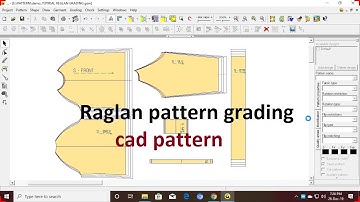 UPGRADE RAGLAN SLEEVE PATTERN GRADING | BANGLA TUTORIAL | GEMINI PATTERN EDITOR | cad pattern