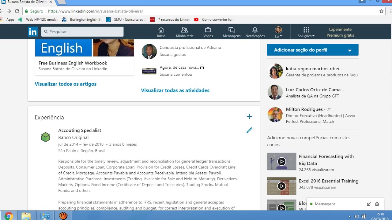 Como Atualizar Curr culo No Linkedin YouTube