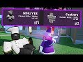 me and a dev use purple team to destroy noobs | ARSENAL ROBLOX