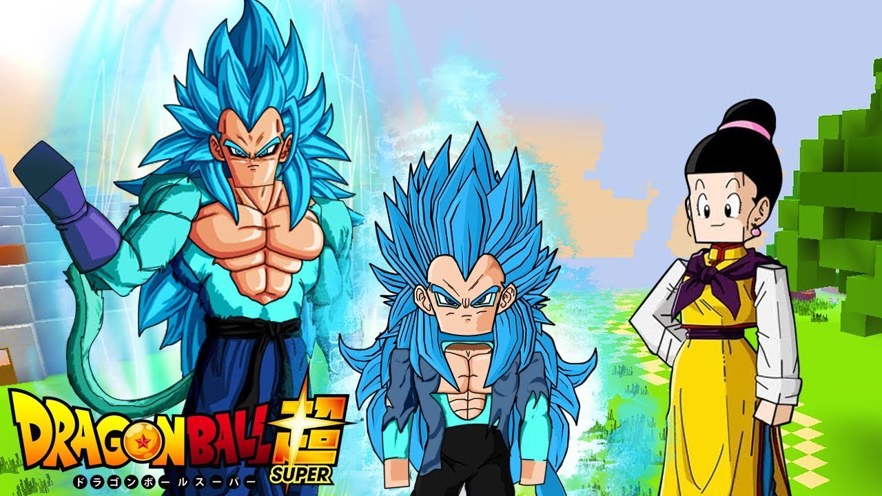 WHO´S YOUR FAMILY: O FILHO DO BABY VEGETA SE TRANSFORMA EM SSJ BLUE NO  MINECRAFT(DRAGON BALL SUPER) 