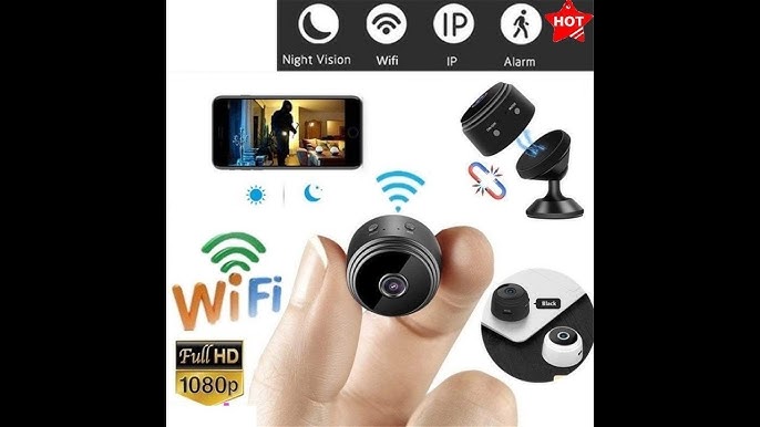 Cámara oculta WiFi Cámara espía Cámaras ocultas Cargador de pared Nanny Cam  con cargador rápido USB Salida HD 1080P inalámbrico para seguridad en el