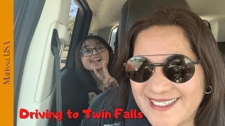 Speeding through Twin falls, Idaho.