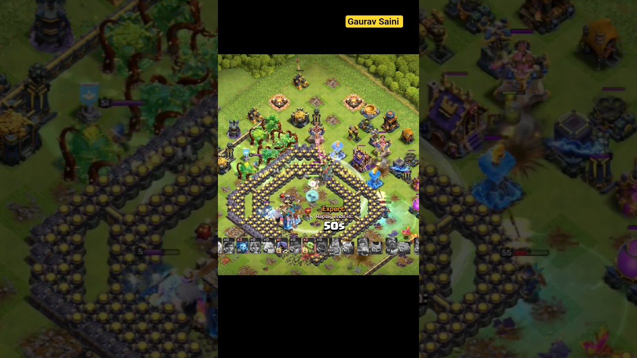 Unbelievable RC + RR also work in TH18 Electro 32 legue in COC 