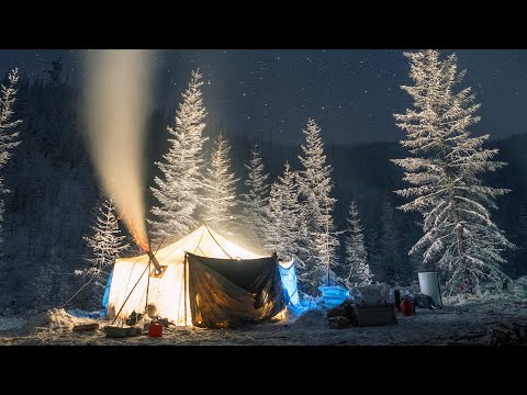 В палатке в -50. Полюс холода. Якутия.