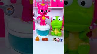 ASMR Unboxing Pororo & Pinkfong Bath Toy Set | Satisfying Toy Play with Subi Toys screenshot 5