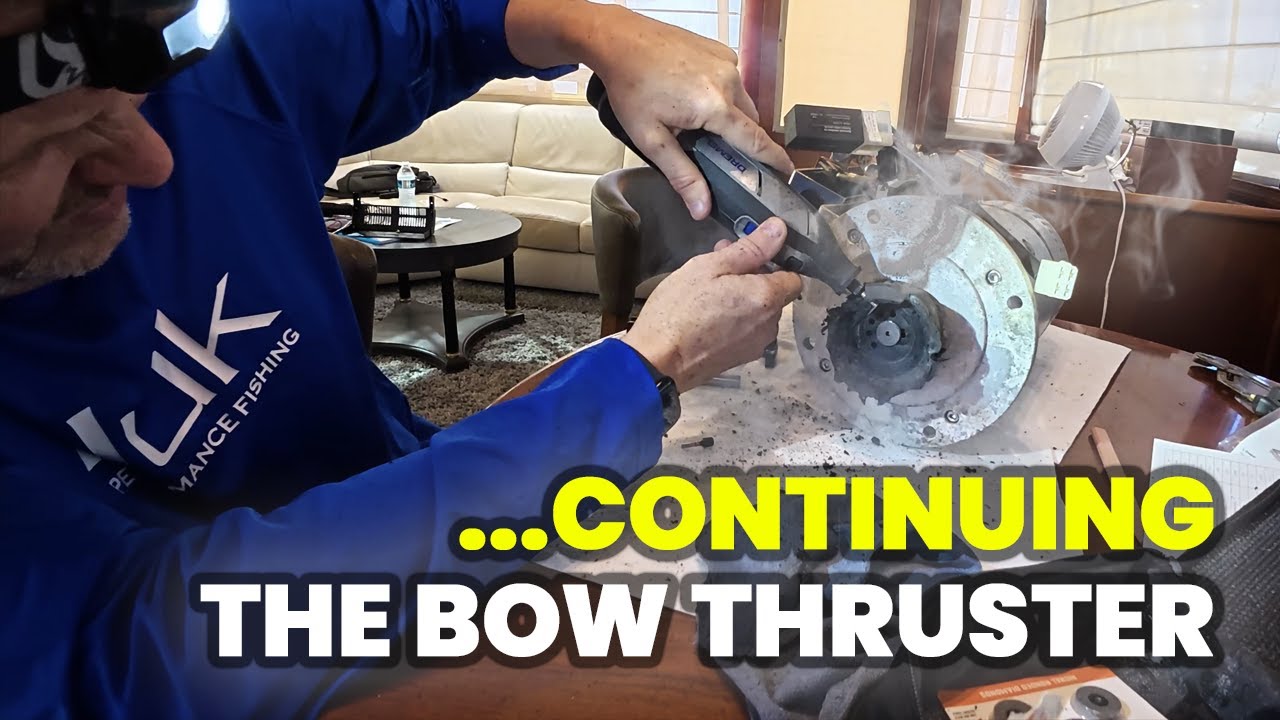 Still Fighting the Bow Thruster — Cutting, Burning, and Pulling the Stuck Parts!