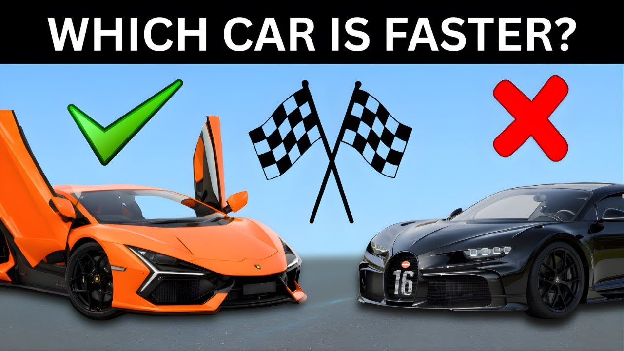 Какая машина быстрее? 🏁 | Угадай, какая машина правильная | Автомобильная викторина