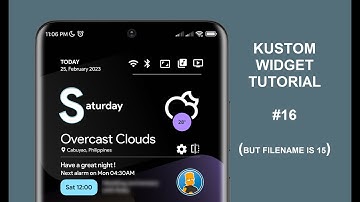 Kustom 16 (KWGT Tutorial)