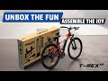 Unboxing  assembling trex air  an electric cycle that feels like flying  emotorad electriccycle