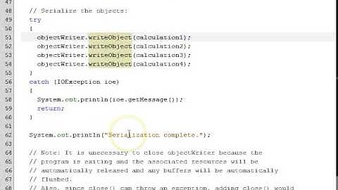 Java File IO Part 3: Object Files