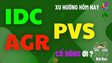 Nhận định xu hướng hôm nay cổ phiếu IDC AGR PVS hỗ trợ kháng cự điểm mua bán t+ ngắn trung dài hạn