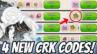 4 NEW CRK CODES 😱 Redeem Now in Cookie Run Kingdom
