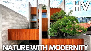 Modern Luxury in a compact plot in the city with nature