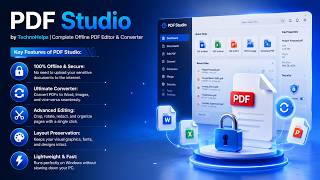 PDF Studio by TechnoHelps | Complete Offline PDF Editor & Converter (Tutorial) screenshot 4
