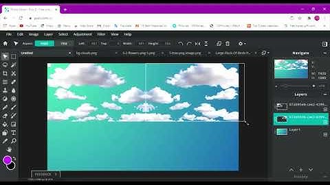 *HOW I CREATE NATURE PICTURE  USING PIXLR E ONLINE ADVANCED PHOTO EDITOR?*