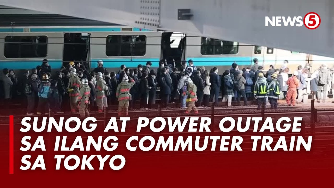 Japan, stranded matapos sumiklab ang apoy at mawalan ng kuryente sa train station