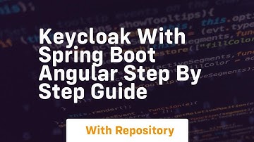 keycloak with spring boot angular step by step guide