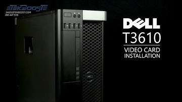 Dell T3610 Workstation Graphics Card Installation