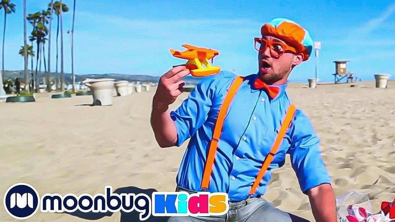 Learn Colors and Counting at a Beach | Blippi | Kids Songs | Moonbug ...