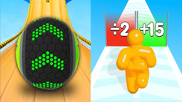 Going Balls VS Tall Man Run - Android iOS Gameplay Level 1676-1680