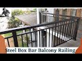 one man making Royal balcony railing step by step in sri lanka