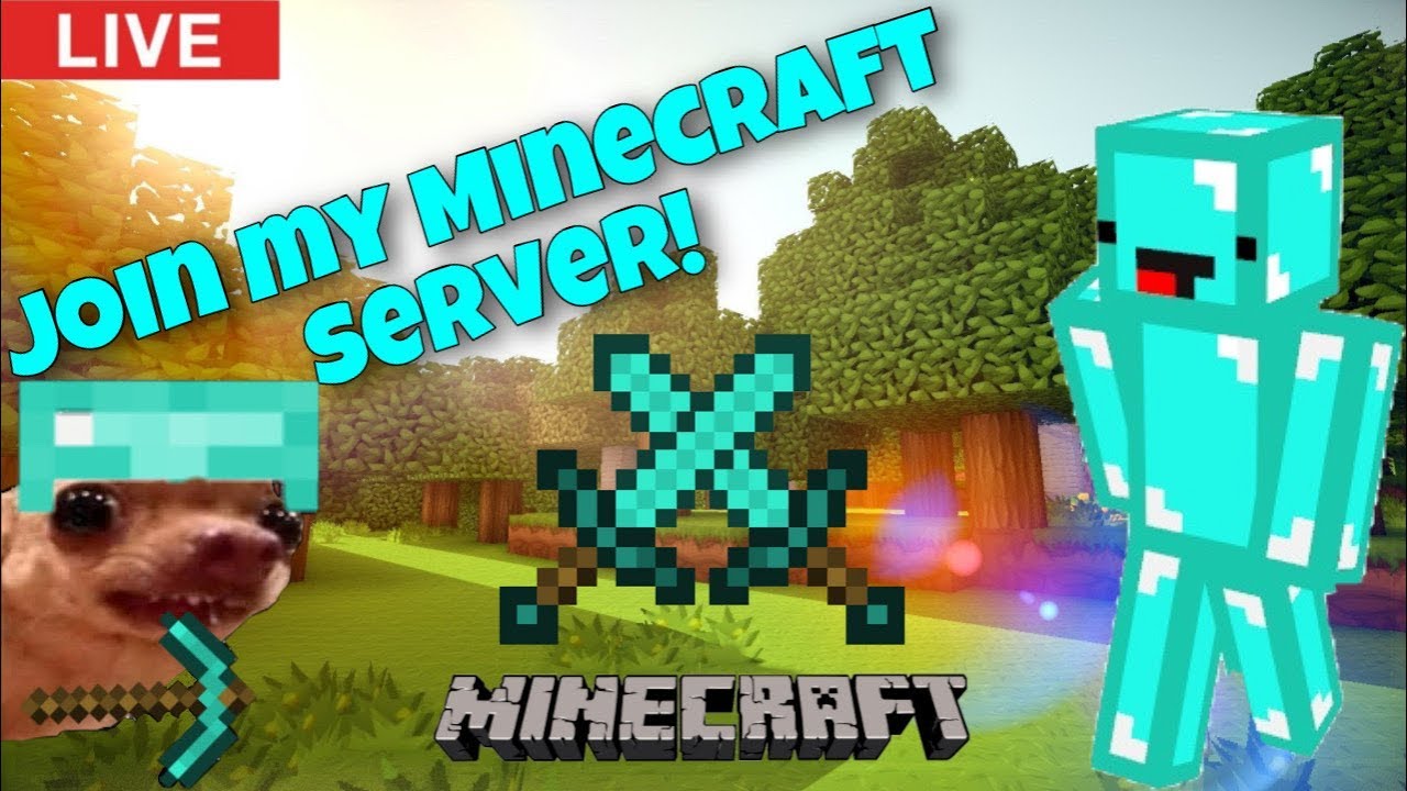 Join My New Minecraft Java Server!!! LIVE STREAM ...