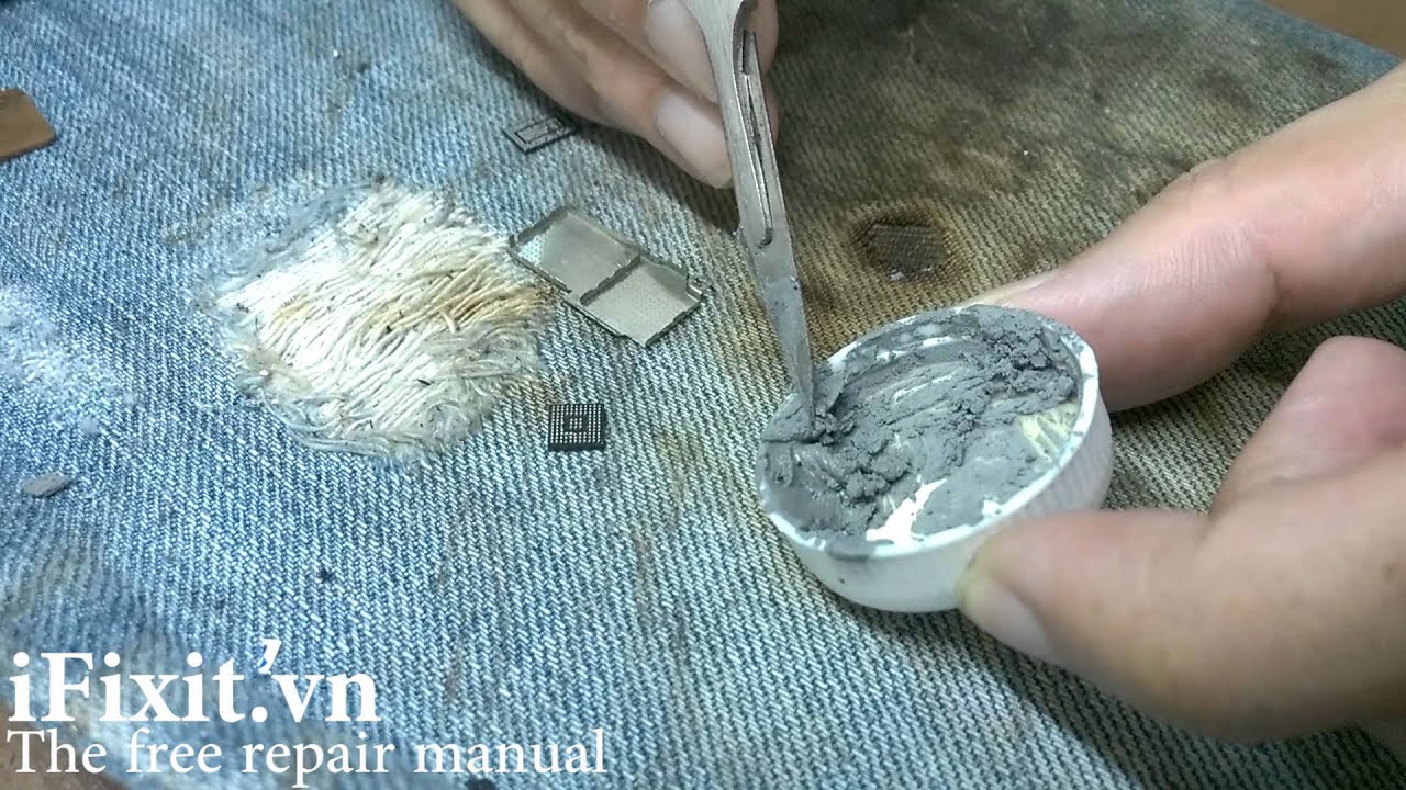 Skill 4: How to reball a BGA IC without glue