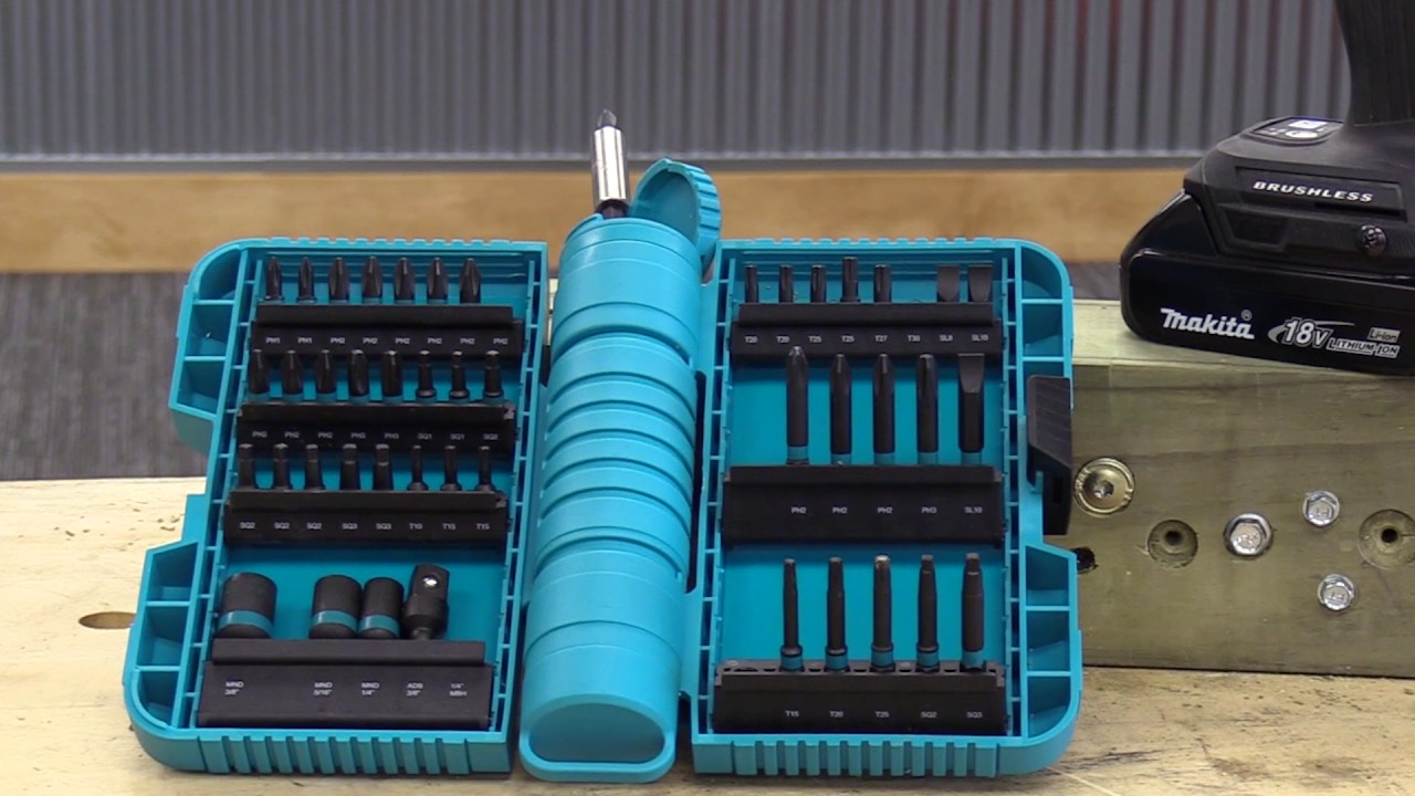 What's In The Makita ImpactX 50-piece Bit Set - YouTube