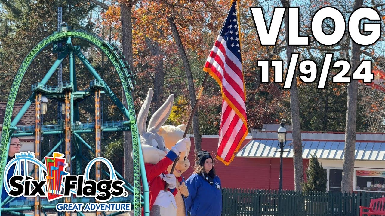 Veteran's Weekend at Six Flags Great Adventure! | Vlog 11/9/24 - YouTube