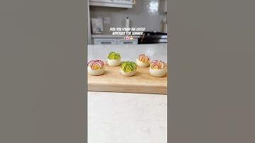Flower deviled eggs #recipe #recipeoftheday #recipeideas #easyrecipe #easyappetizer #appetizer