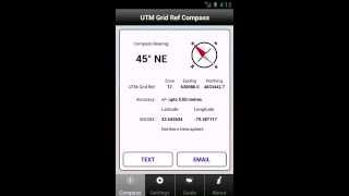 UTM Grid Ref Compass app for Android screenshot 1