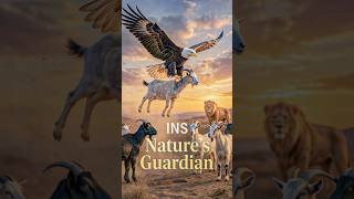 Nature’s Guardian | Bald Eagle Saves a Goat #NaturesGuardian#BaldEagle#AnimalRescue#WildlifeShorts#