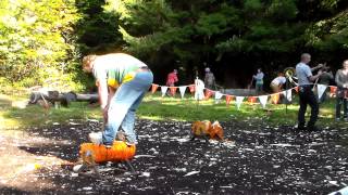Humboldt State Logtoberfest 2013 Men's Underhand Speed