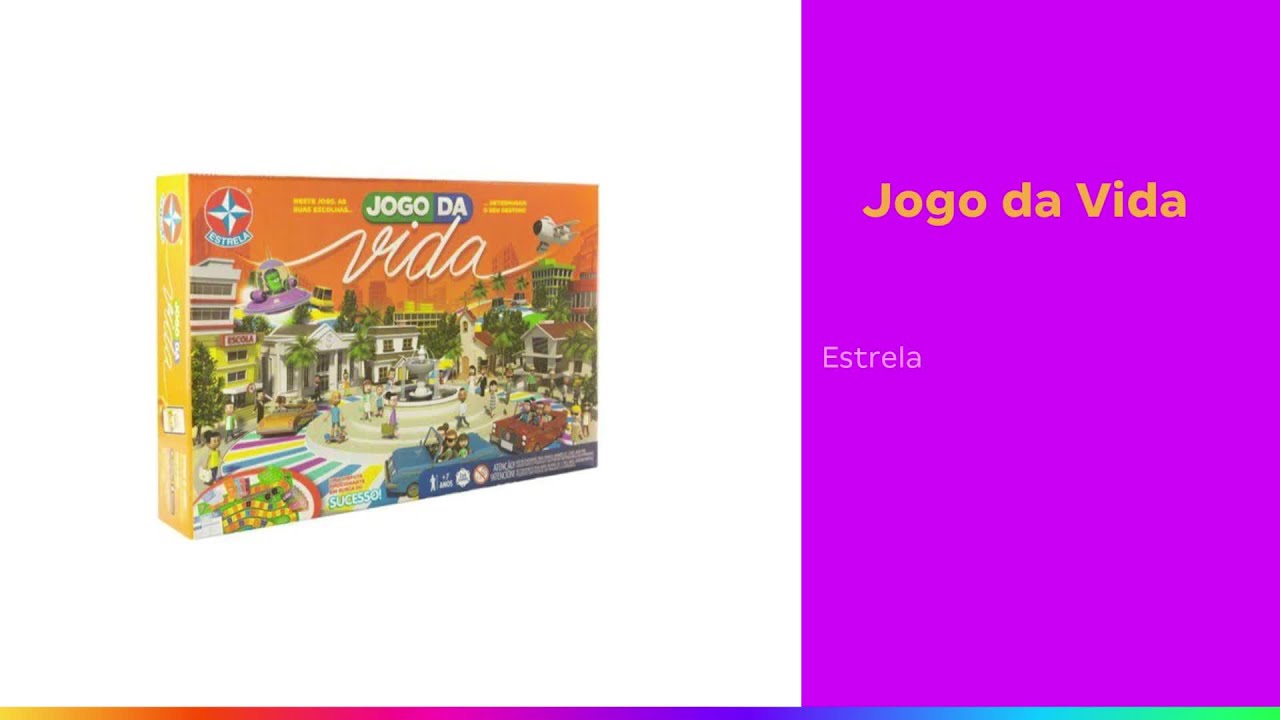 Jogo Da Vida - Estrela 1201602900041 - Outros Jogos - Magazine Luiza